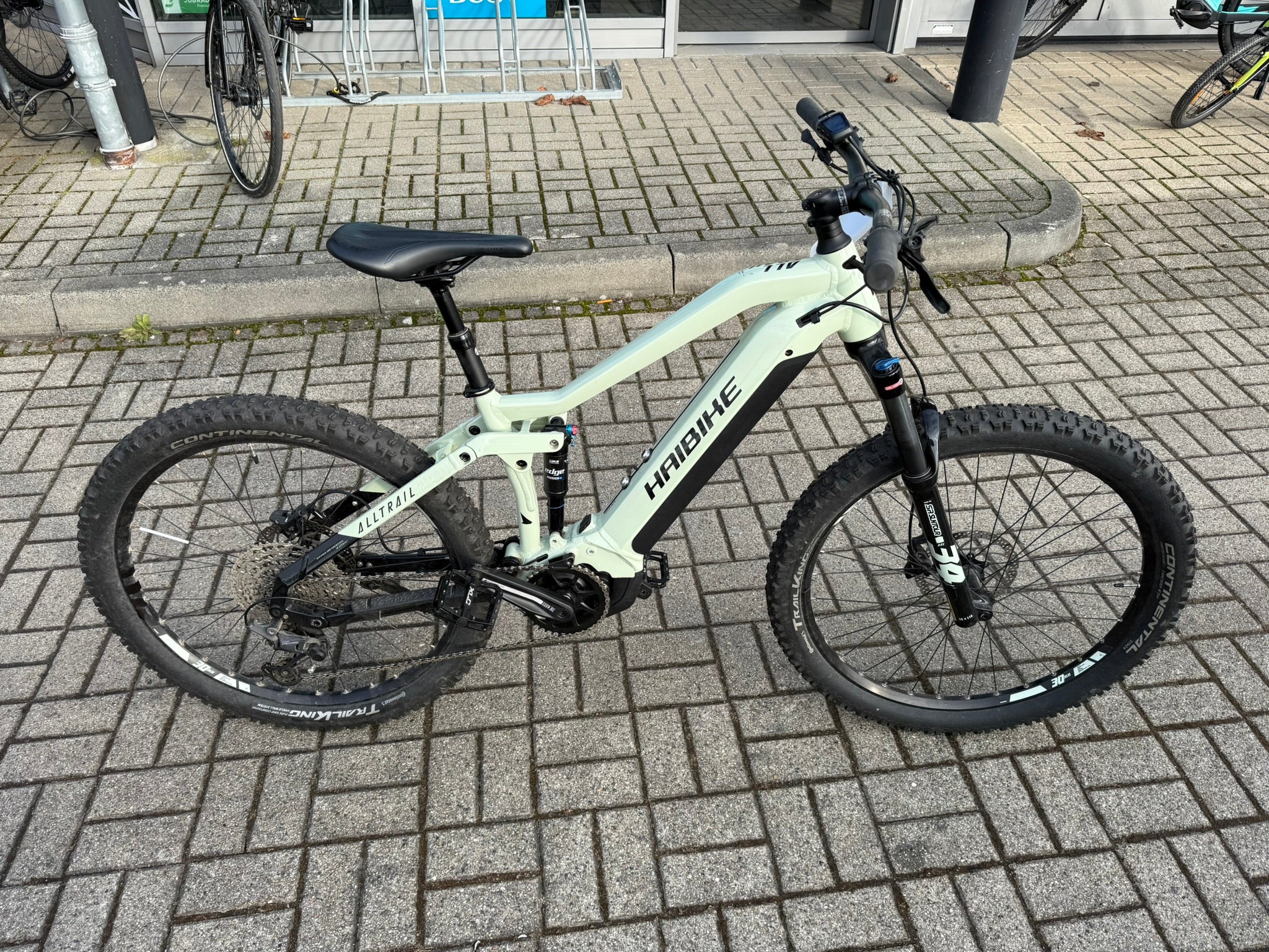 Haibike Alltrail 4 - S gloss honeydew Gebrauchtrad 471 Km