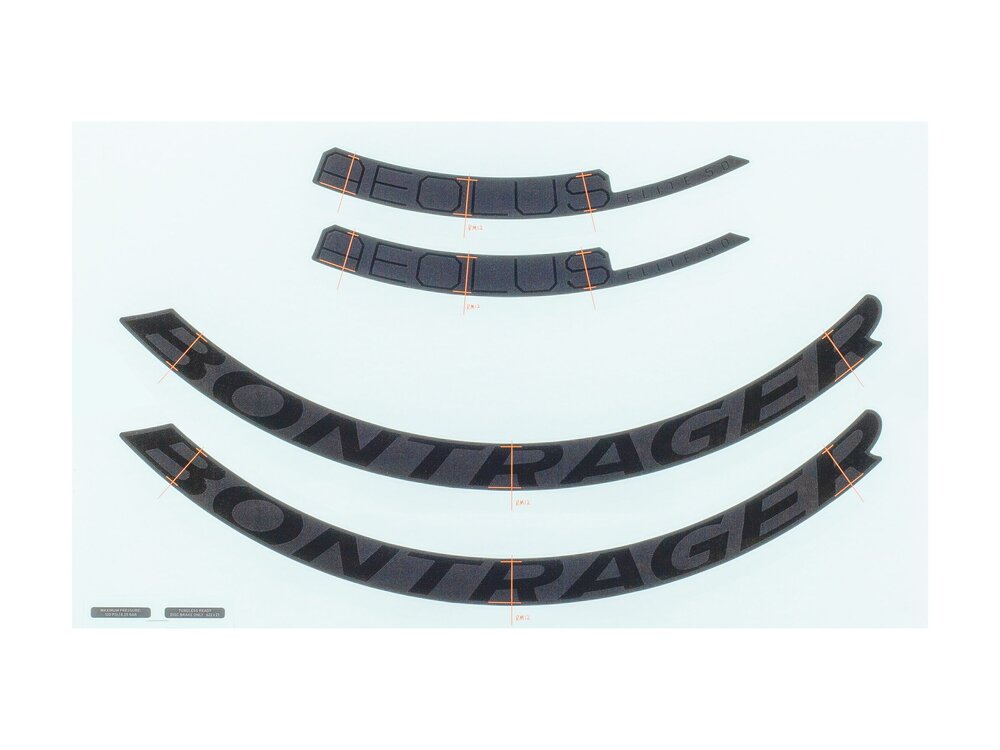 Bontrager Decal Bontrager Aeolus Elite
