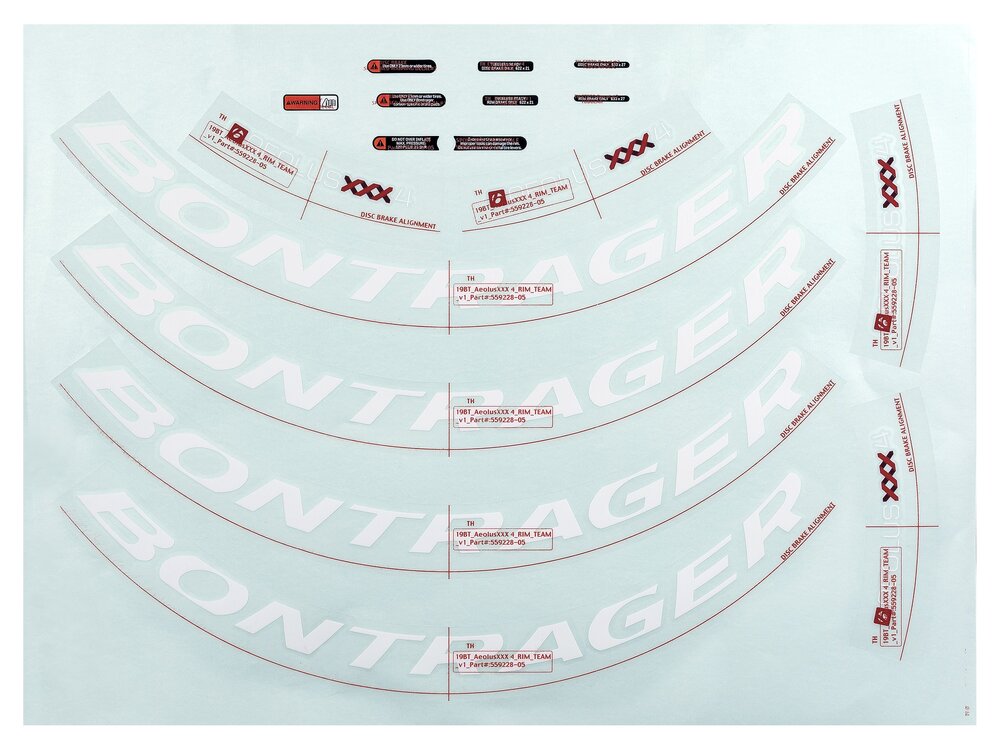 Bontrager Decal Bontrager Aeolus XXX 4