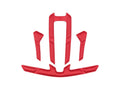 Bontrager Helmet Part Bontrager Circuit Mips Pad Red