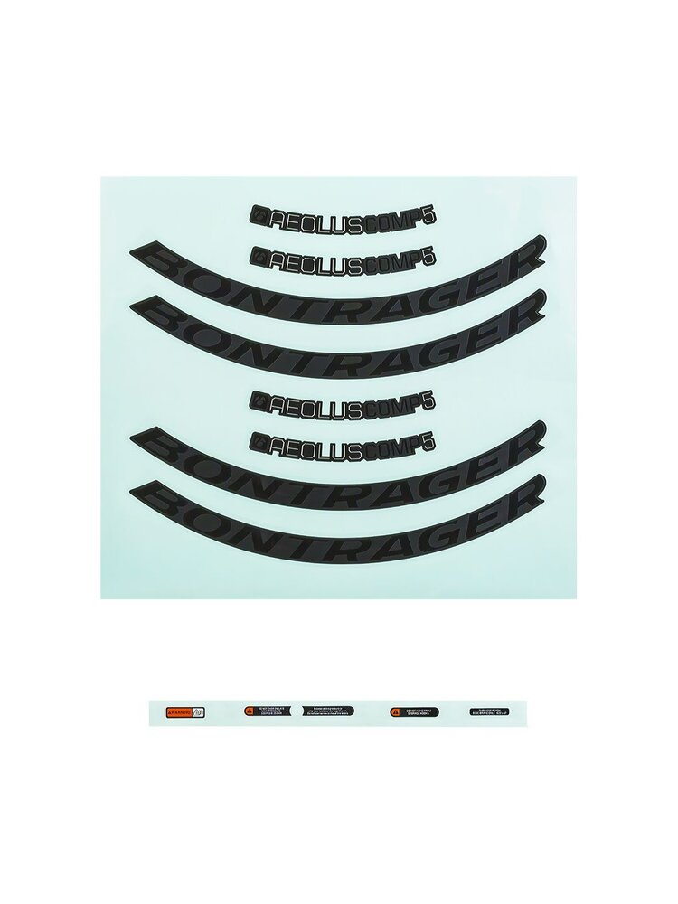 Bontrager Decal Bontrager Aeolus Comp Disc Anthracite/Black