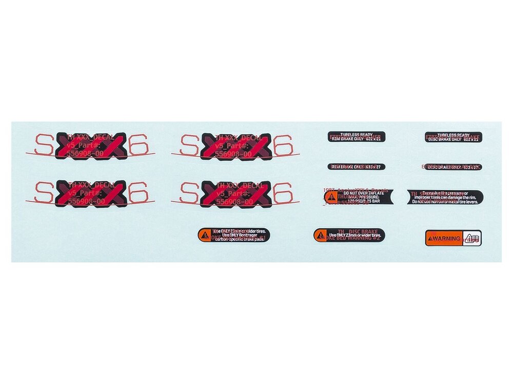 Bontrager Decal Bontrager Aeolus XXX 6